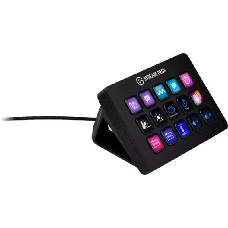 Elgato Stream Deck MK.2 – Pannello di controllo USB personalizzabile con 15 tasti classici, nero