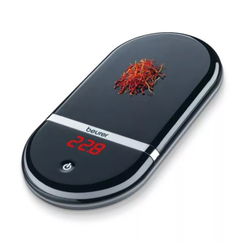 Beurer 70445 KS 36 Bilancia da cucina digitale nera portatile 2 kg Rang