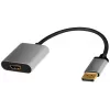 LogiLink CDA0108 Adattatore cavo video 0,15 m DisplayPort HDMI nero grigio