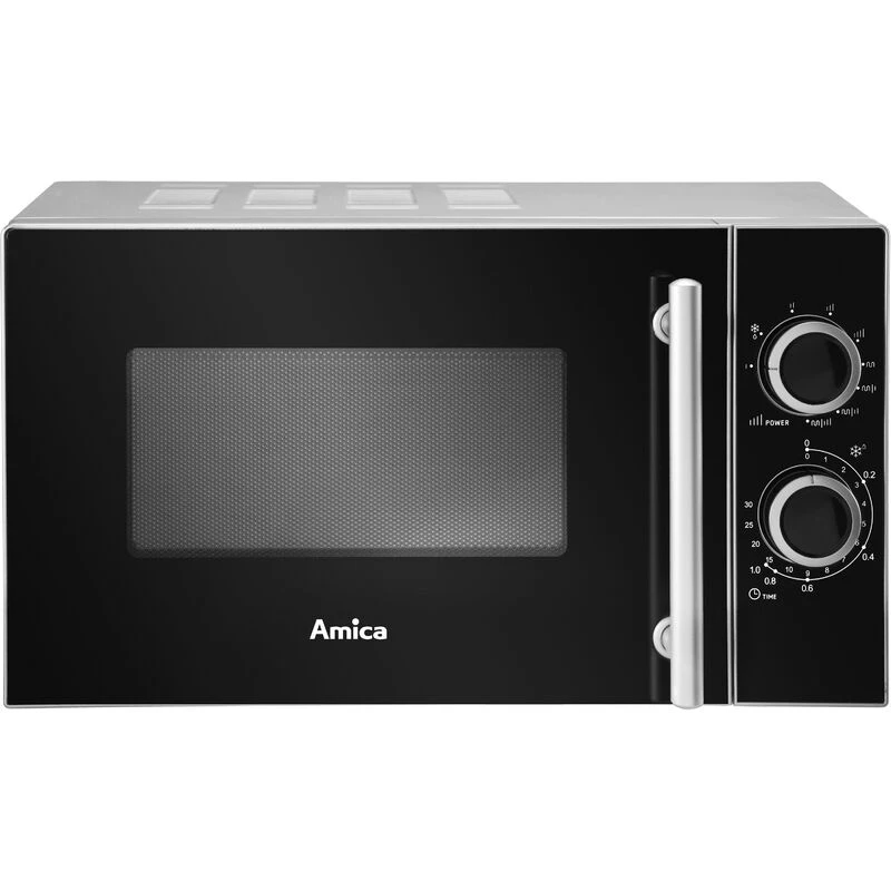 Amica AMGF20M1GS microonde da appoggio con grill 20 L 700 W nero, argento