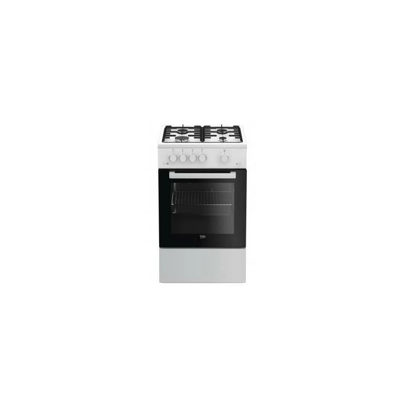 Beko FSG52020FW cucina a gas freestanding nero, bianco