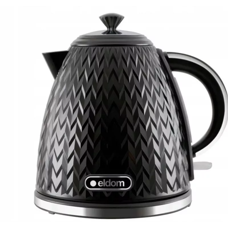 ELDOM NELA bollitore, capacità 1,7 l, potenza 2000 W, nero