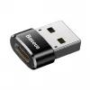 Adattatore convertitore Baseus da connettore maschio USB a connettore femmina Type-C nero