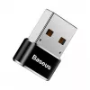 Adattatore convertitore Baseus da connettore maschio USB a connettore femmina Type-C nero