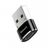 Adattatore convertitore Baseus da connettore maschio USB a connettore femmina Type-C nero