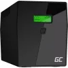 Gruppo di continuità Green Cell UPS09 — Line-Interactive 3 kVA / 1400 W, 230 V, LCD, tower, 5 prese Type-F