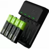 Caricabatterie Green Cell GC VitalCharger con 4 batterie ricaricabili AA 2000mAh NiMH