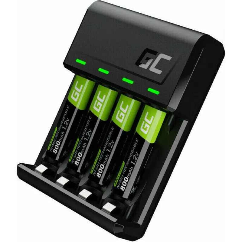 Caricabatterie universale USB per batterie Green Cell GRSETGC02