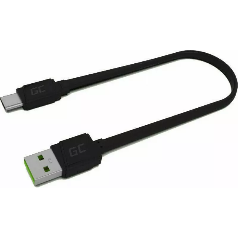 Cavo USB-A a USB-C Green Cell KABGC03 — 0,25 m, nero, 480 Mbit/s