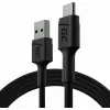 Cavo USB Green Cell KABGC22 USB 2.0 1,2 m USB A USB C nero