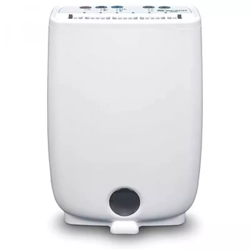 Deumidificatore Meaco DD8L bianco a pavimento – scarico continuo, design a essiccante a risparmio energetico
