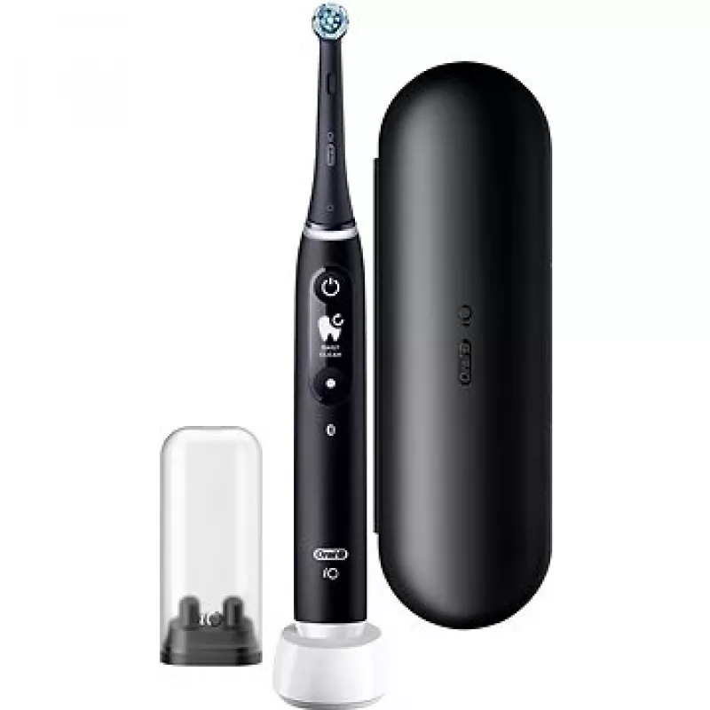 Oral-B iO6 spazzolino elettrico con custodia nero onice