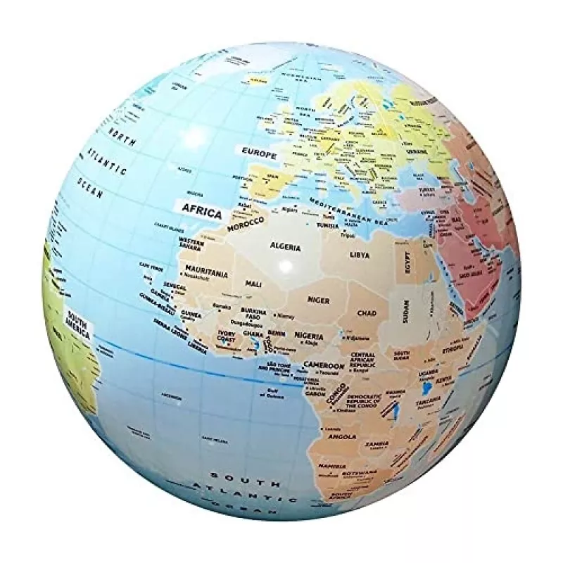 Globo gonfiabile MG DYSTRYBUCJA modello C009 — mondo politico, 42 cm di diametro