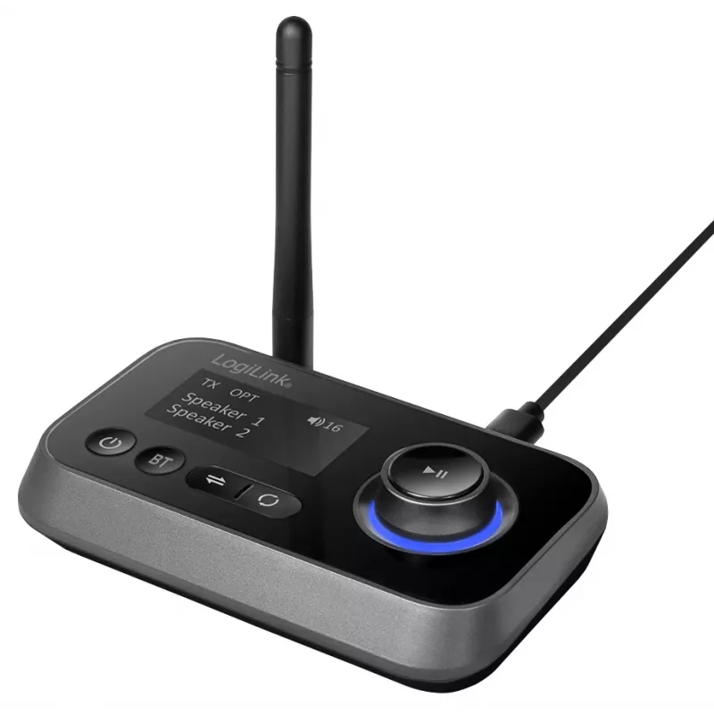 LogiLink BT0062 trasmettitore/ricevitore audio Bluetooth BT 5.0 portata 10 m