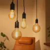 Lampadina smart Denver LBF-404 Wi-Fi nero trasparente classe energetica F