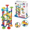 Set di costruzione pista a biglie Ascato modello 117607 — 78 pezzi, pista modulare per biglie