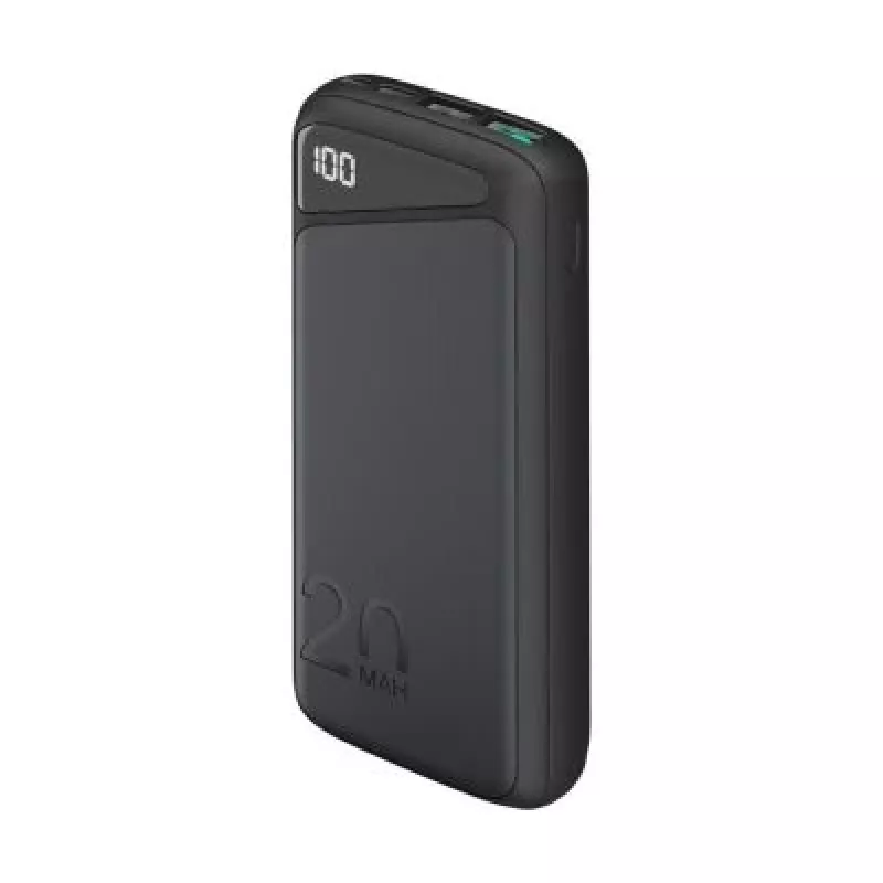 Powerbank a ricarica rapida 20.000 mAh (nero, PD, Quick Charge 3.0, Super Charge)