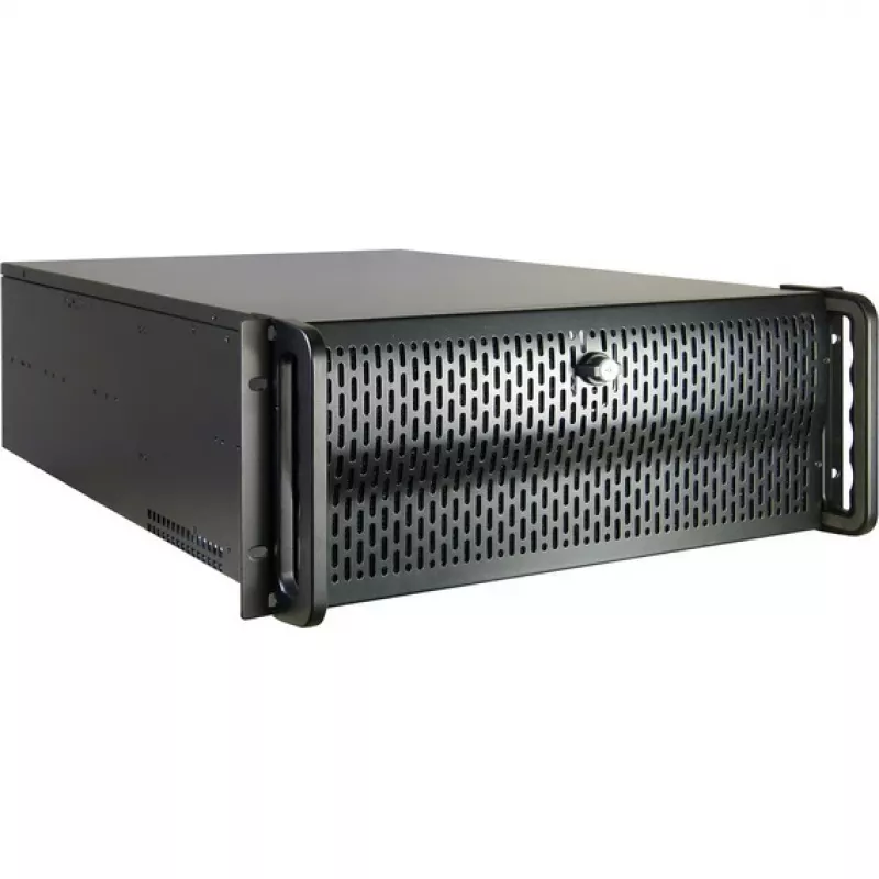 Case per server Inter-Tech IPC 4U-4129L rack argento metallico