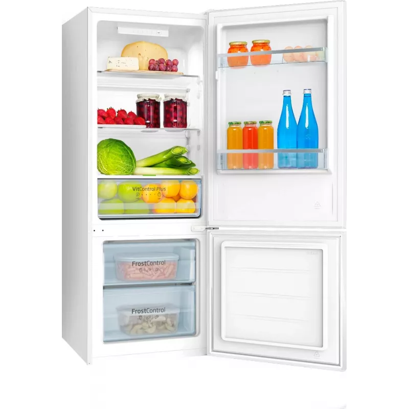 Amica FK244.4(E) frigorifero combinato a libera installazione, congelatore in basso, frigorifero da 153 l, congelatore da 52 l, FrostControl, classe energetica E