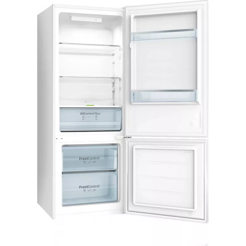Amica FK244.4(E) frigorifero combinato a libera installazione, congelatore in basso, frigorifero da 153 l, congelatore da 52 l, FrostControl, classe energetica E