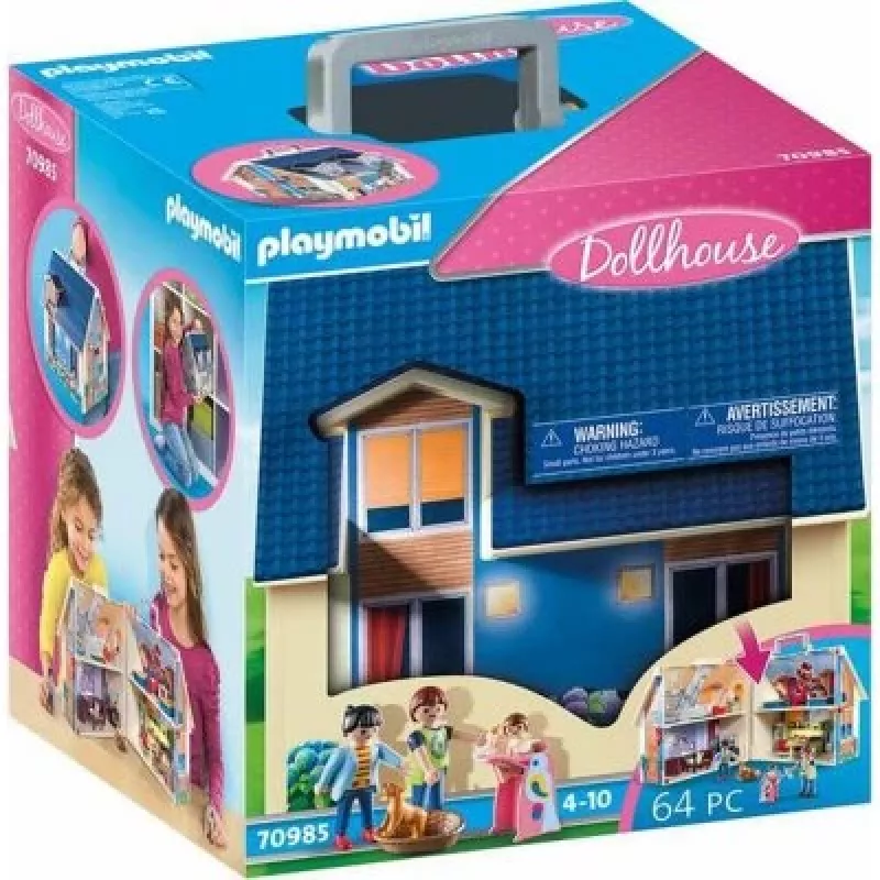 Set da costruzione PLAYMOBIL Casa delle bambole 70985 multicolore plastica