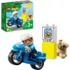 Set moto giocattolo LEGO Duplo Polizia 10967 con ruote mobili e figura di poliziotto