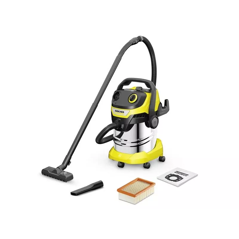 Kärcher WD 5 S V-25/5/22 acciaio inox, nero, giallo 25 L 1100 W