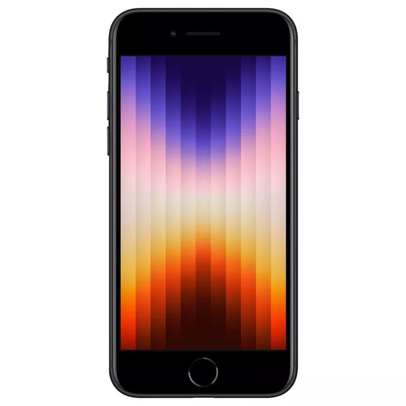 iPhone SE 2022 128GB Dual-SIM Midnight 11,94 cm 4,7 inch display IPS LCD iOS 15. Fotocamera 12MP