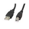Cavo USB Lanberg CA-USBA-11CC-0050-BK 5 m 2.0 USB B nero (CA-USBA-11CC-0050-BK)