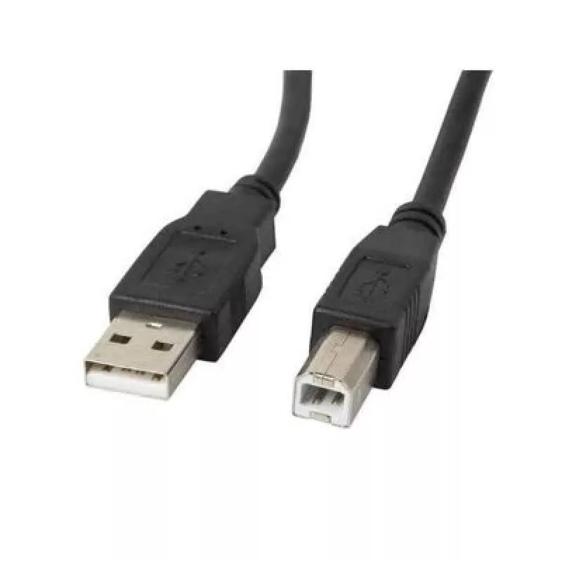 Cavo USB Lanberg CA-USBA-11CC-0050-BK 5 m 2.0 USB B nero (CA-USBA-11CC-0050-BK)