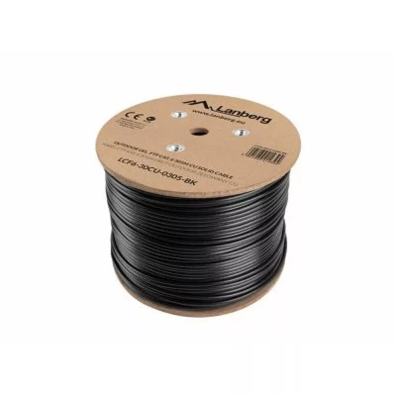 Cavo di rete Lanberg LCF6-30CU-0305-BK RJ45 Cat6 305 m nero