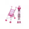 Passeggino per bambole Artyk 122781 – design leggero pieghevole per bambole