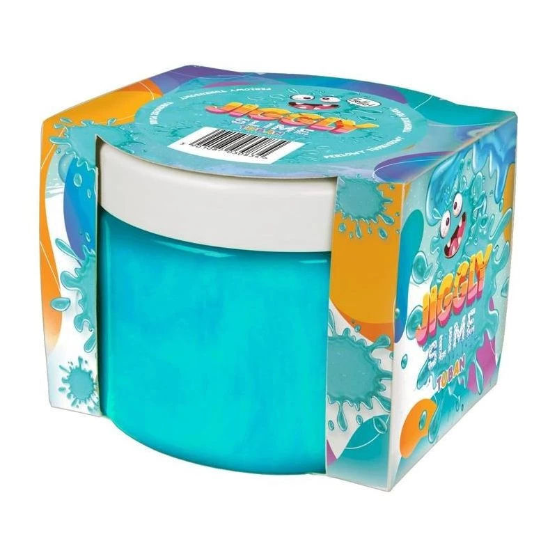 Slime TUBAN TU3593 perla turchese, barattolo da 500 g – pasta modellabile sensoriale