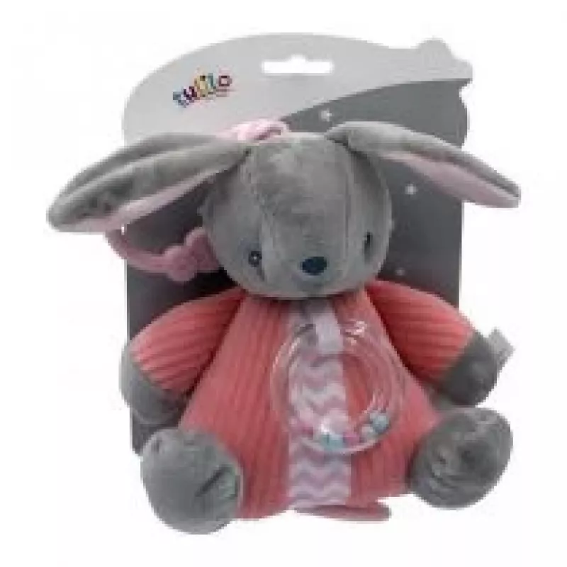 Carillon TULILO coniglio 9115, giocattolo musicale in peluche, altezza 18 cm