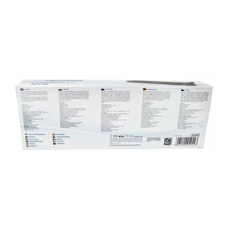 Esperanza EFL003 plastificatrice a freddo/caldo 250 mm/min nero