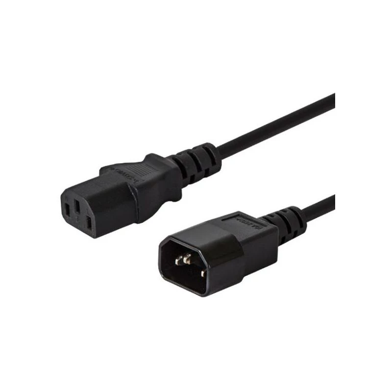 Cavo SAVIO CL-99 (C14 / IEC C14 / IEC 320 C14 M - C13 F; 1,2 m; colore nero)