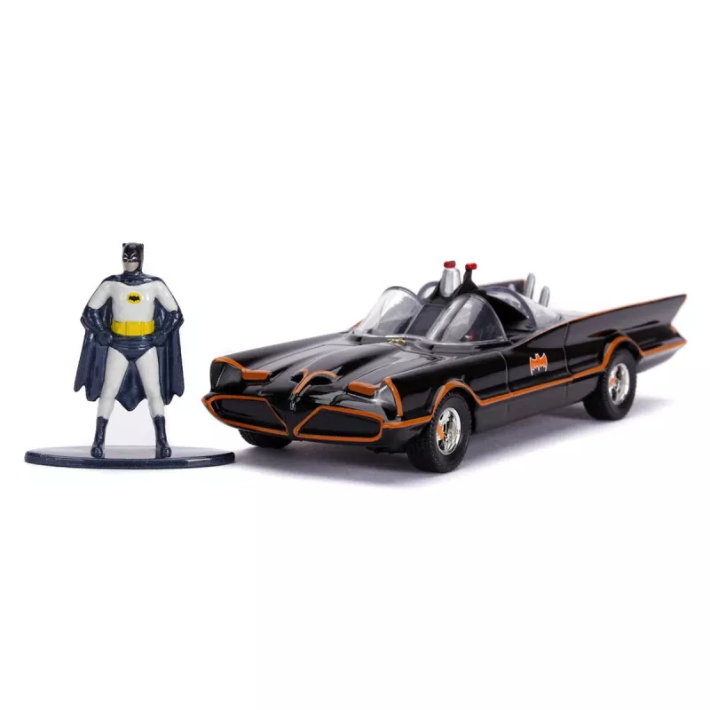 Jada Batman Batmobile 1:32 veicolo in metallo con personaggio, assortito