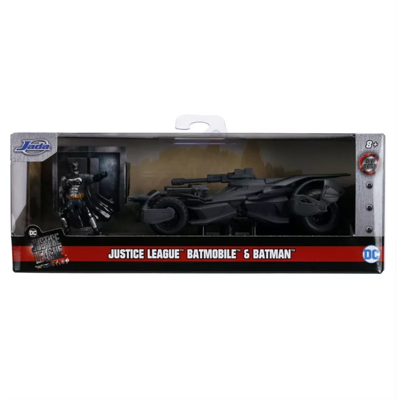 Jada Batman Batmobile 1:32 veicolo in metallo con personaggio, assortito