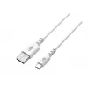 Cavo USB-USB C 2m silicone bianco Quick Charge