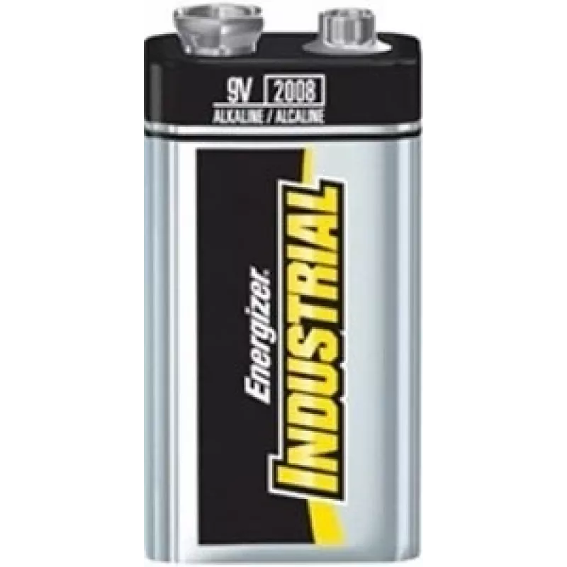 Batterie alcaline Energizer 9V PP3 Industrial, confezione da 12