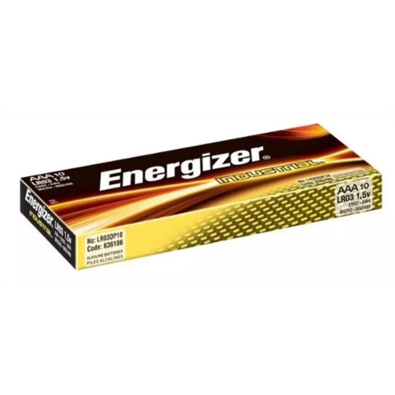 Batterie alcaline Energizer Industrial AA - 6 confezioni da 10 + 6 confezioni da 10 gratis