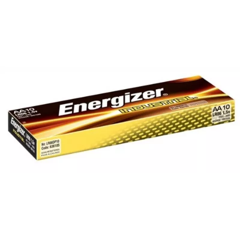 Batterie alcaline Energizer Industrial AAA - 6 confezioni da 10 + 6 confezioni da 10 gratis