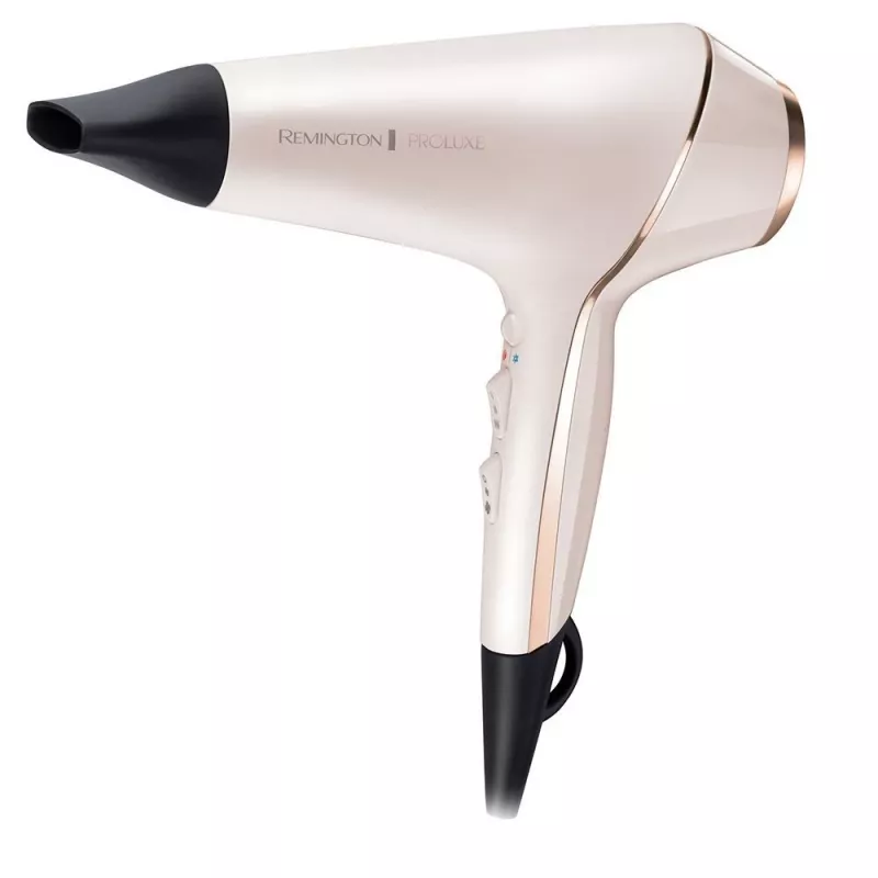 Asciugacapelli Remington Proluxe Ionic con diffusore e concentratore oro