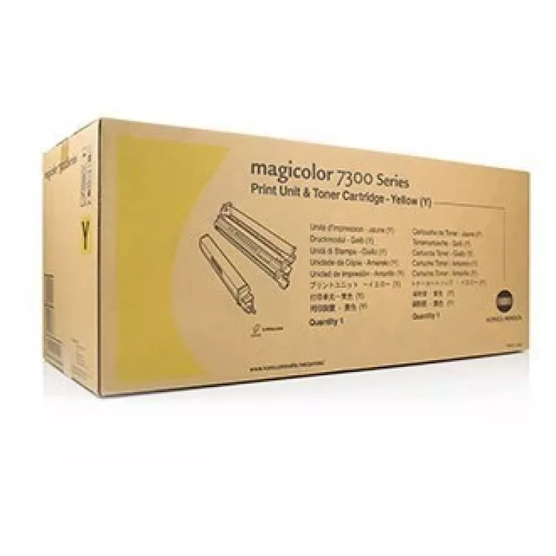 Konica Minolta TN-711Y A3VU250 cartuccia toner, 31.500 pagine, per bizhub C654/C754, giallo