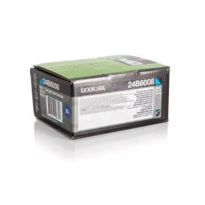 Toner originale OEM Lexmark 24B6008 ciano 3000 pagine OLEX24B6008
