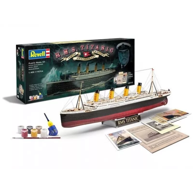 Rv05715 - Revell -1:400 - set regalo - 100 anni Titanic (edizione speciale)