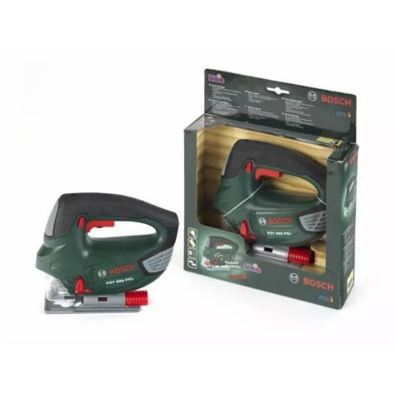 Sega da traforo Bosch a batteria con movimento su e giù effetti luce e suono I giocattolo-F