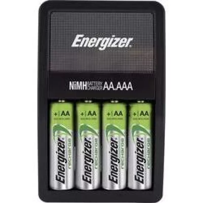 Energizer Maxi Caricabatterie CHVCM4-EU con 4 batterie NiMH AA 2000 mAh (CHVCM4-EU)
