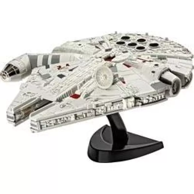 Revell 03600 Star Wars Millennium Falcon (Han Solo) scala 1:241 kit modello in plastica non assemblato/non verniciato senza colla, colore e pennello