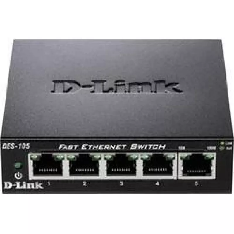 D-Link DES-105 unmanaged L2 nero